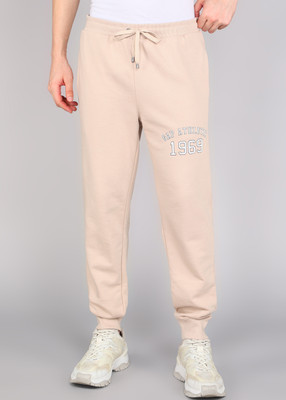 GAP Graphic Print Men Beige Track Pants
