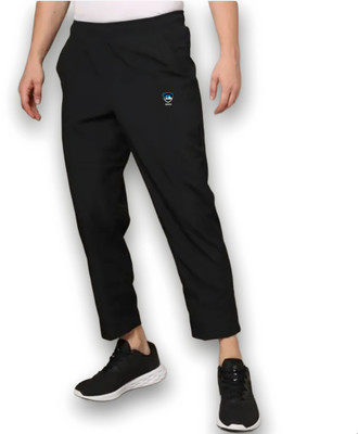 dm enterprises Solid Men Black Track Pants