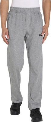 PUMA Solid Men Grey Track Pants