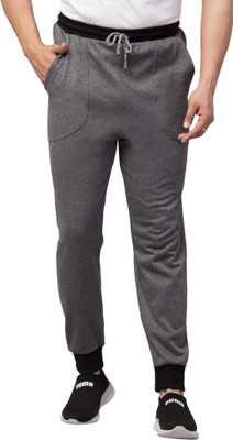 Bouyz Solid Men Grey Track Pants