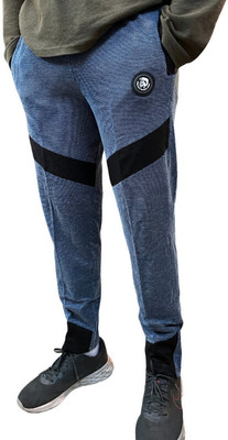 FORWARDS Colorblock Men Dark Blue Track Pants
