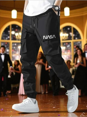 THE SARTHI FASHION TREND Solid Men Black Track Pants