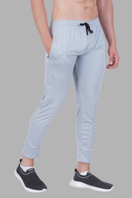 JUGULAR Solid Men Grey Track Pants