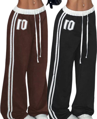 Clothina Solid Women Multicolor Track Pants