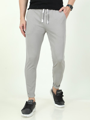 ARDEUR Solid Men Grey Track Pants