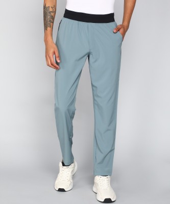 Skechers Solid Men Blue Track Pants