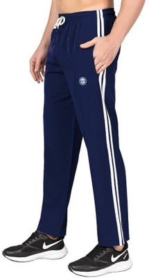 Smile IN LIFE Solid Men Blue Track Pants