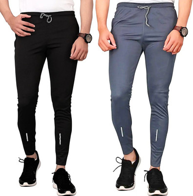 sonizeed rp Solid Men Black, Grey Track Pants
