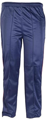 BOLLAR Solid Men & Women Dark Blue Track Pants