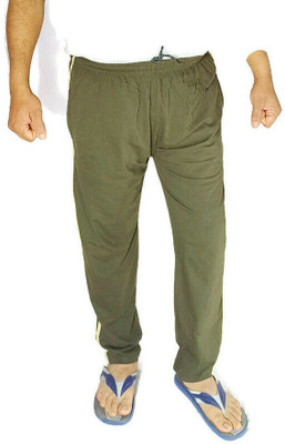 Garima Fashion Solid Men Dark Green Track Pants