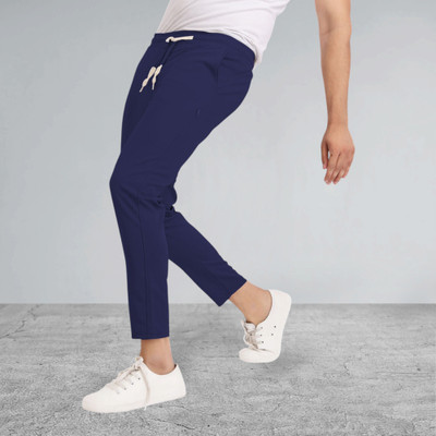 HouseOfCommon Striped Men Black Track Pants