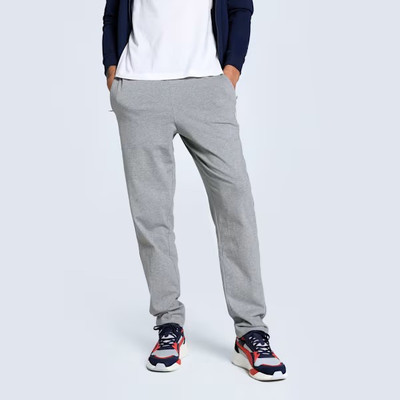 CornerKick Solid Men Silver Track Pants