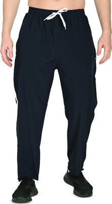 JUHRAF Solid Men Blue Track Pants