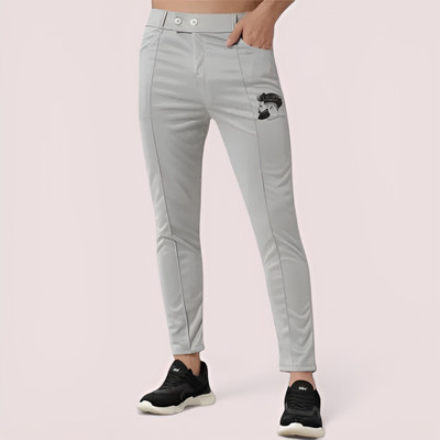 Arihant Shope Solid Men Grey Track Pants