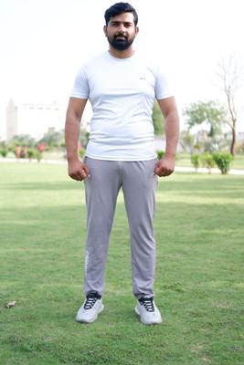 ARS FASHIONS Solid Men Grey Track Pants