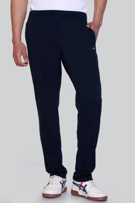 BILBURY Solid Men Dark Blue Track Pants