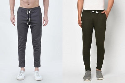 Kashmiri threading Regular Fit Men Grey Trousers