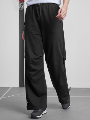 Tokyo Talkies Solid Women Black Track Pants
