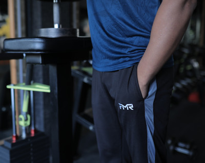 FEMUR Solid Men Blue Track Pants