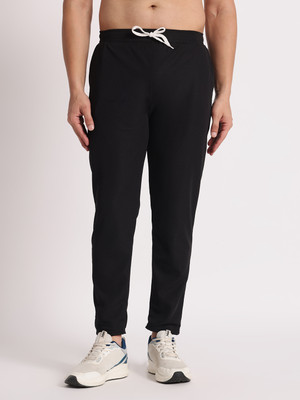 AFREEN FASHION Solid Men Black Track Pants