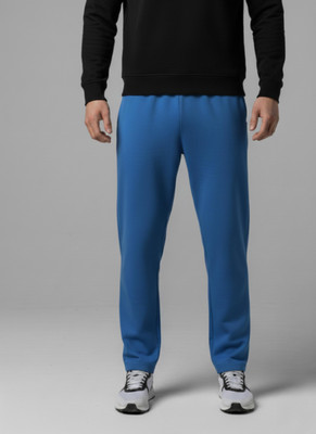 MACK JONNEY Solid Men Blue Track Pants