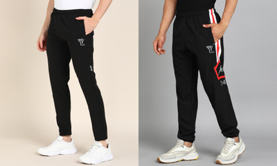 YUNEK Printed Men Multicolor Track Pants
