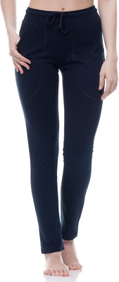 Guapo Solid Women Dark Blue Track Pants
