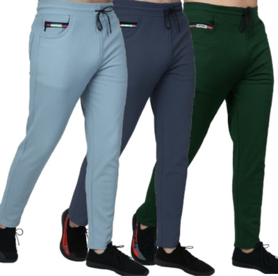 ROAR FIT Solid Men Multicolor Track Pants