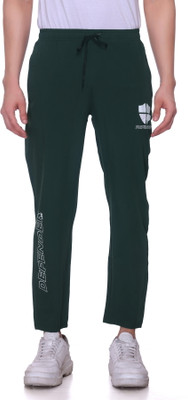 XENIOS Printed Men Green Track Pants
