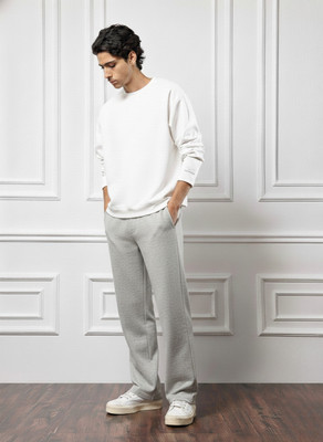 Dockstreet Striped Men Grey Track Pants