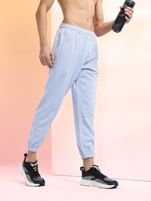 HRX by Hrithik Roshan Solid Men Light Blue Track Pants