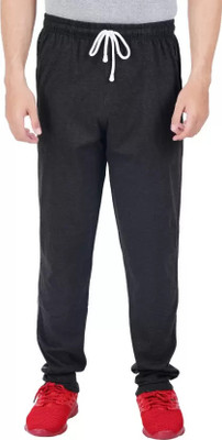 Wrodss Solid Men Grey Track Pants