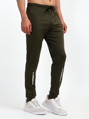 BLUE STAR SHARK Solid Men Olive Track Pants