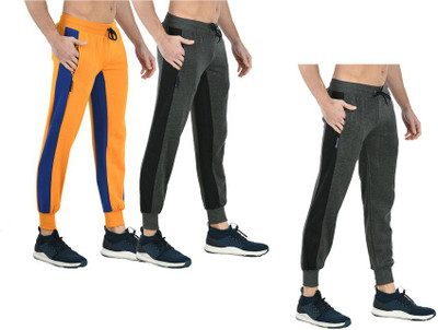 KAVYA Colorblock Men Multicolor Track Pants