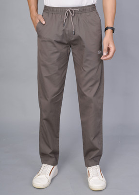 Cargo Sports Solid Men Brown Track Pants
