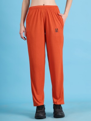 VIMAL JONNEY Printed Women Orange Track Pants