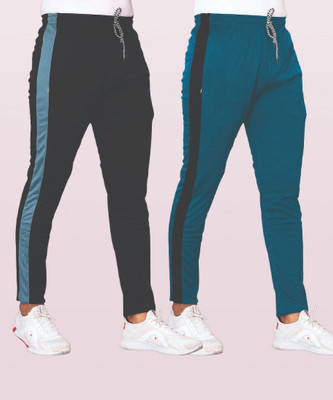 Covett Solid Men Grey Track Pants