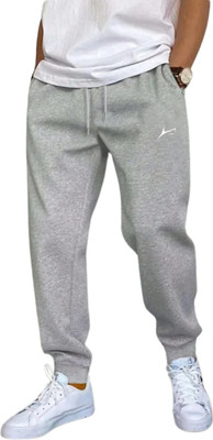 Prosharx Men's Essential Sweatpants/Jogger Track Pants | Warm Fleece Comfortable Pants Solid Men Grey Track Pants