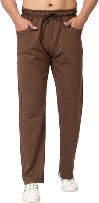 BUFFARO Solid Men Brown Track Pants