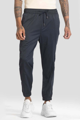 Snitch Solid Men Grey Track Pants