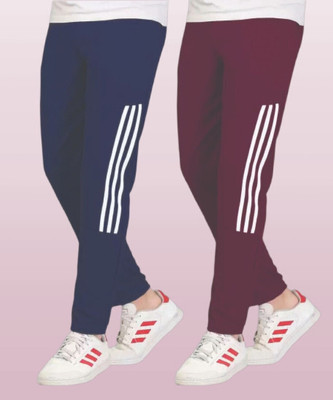 Avira Enterprisse Striped Men Grey Track Pants