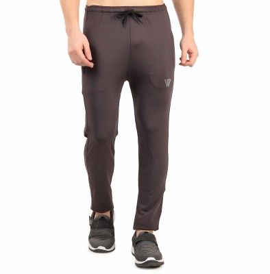 Dressify Solid Men Grey Track Pants