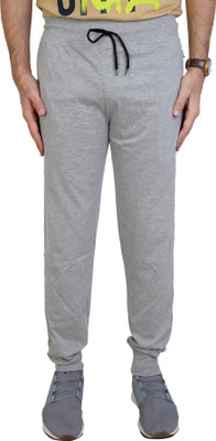 AWACK Solid Men Light Green Track Pants