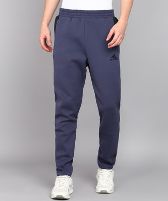 ADIDAS Solid Men Blue Track Pants
