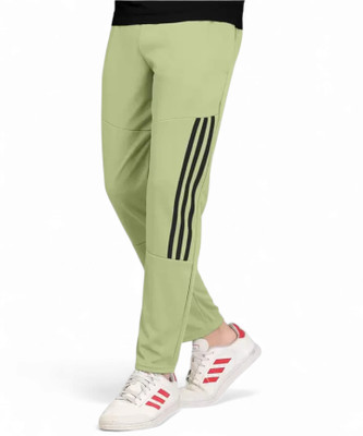 ZAINFIT Solid Men Light Green Track Pants