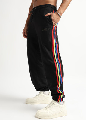 Zelixwear Solid Men Black Track Pants