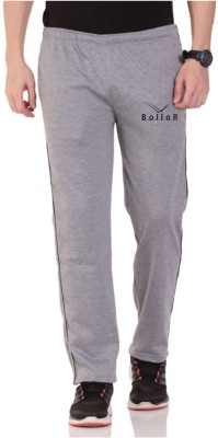 Bollor Solid Men Grey Track Pants