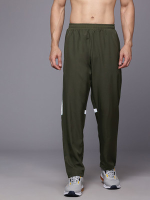 HRX by Hrithik Roshan Colorblock Men Green Track Pants