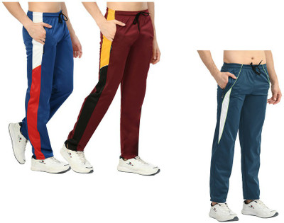 Indistar Colorblock Men Multicolor Track Pants
