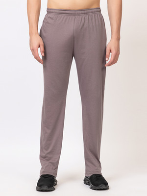 Zeffit Solid Men Grey Track Pants